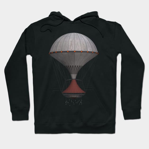 Hot air balloon Hoodie by Wanderer Bat